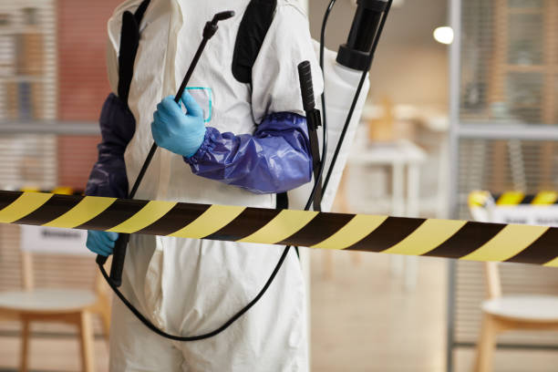 Professional Blood Cleanup technician working in Evansville, IL